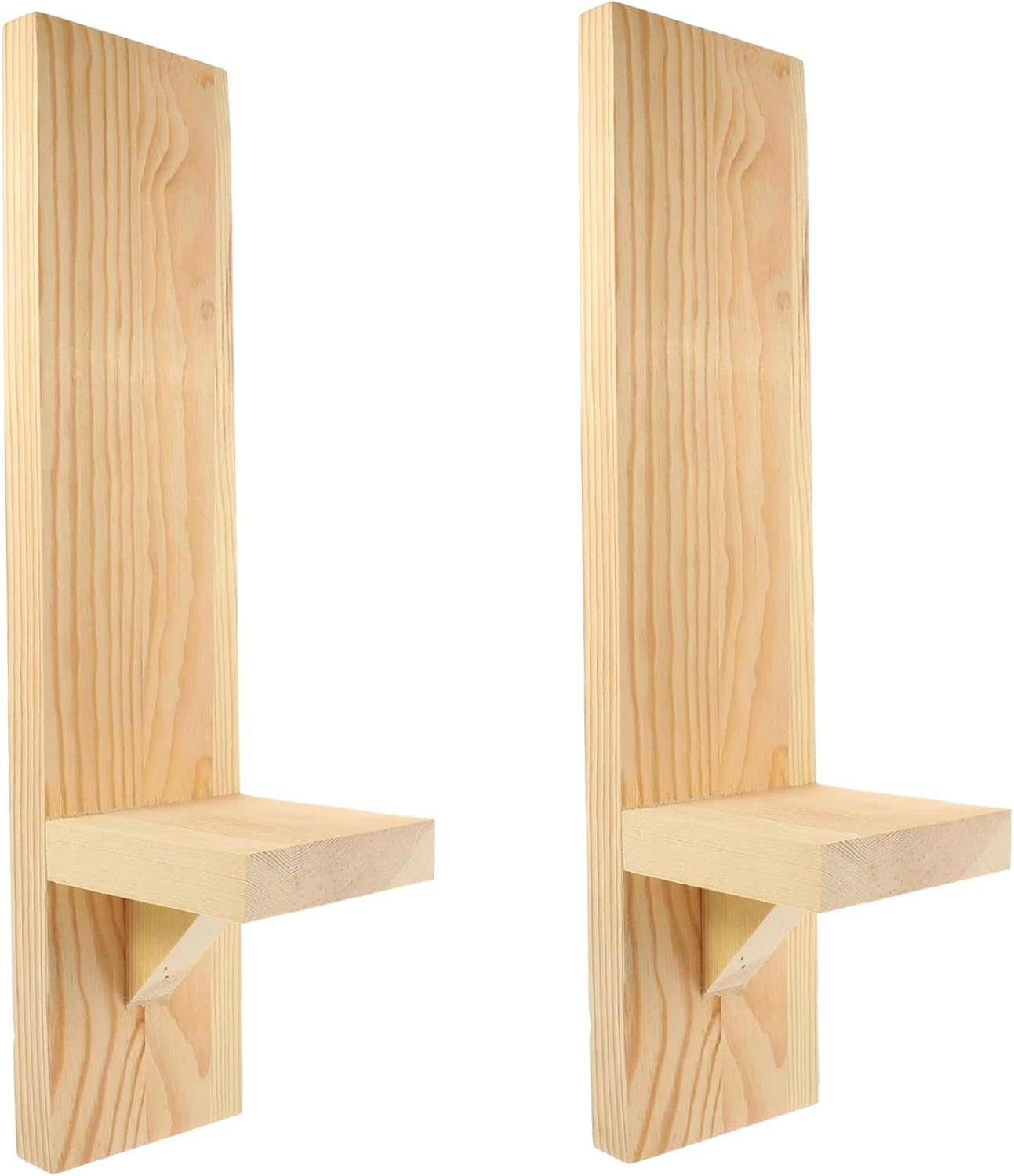 Cabilock Wall Sconce Candle Holder Rustic Wood Candle Holders for Home Decor Elegant Wall Art for Living Room Hallway Dining Room for Tealights and Pillar