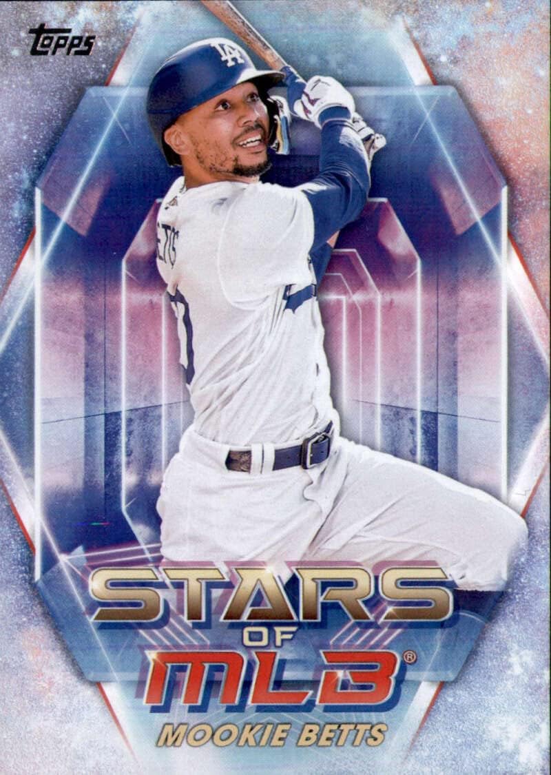 2023 Topps Stars of the MLB #SMLB-9 Mookie Betts Los Angeles Dodgers Baseball Trading Card