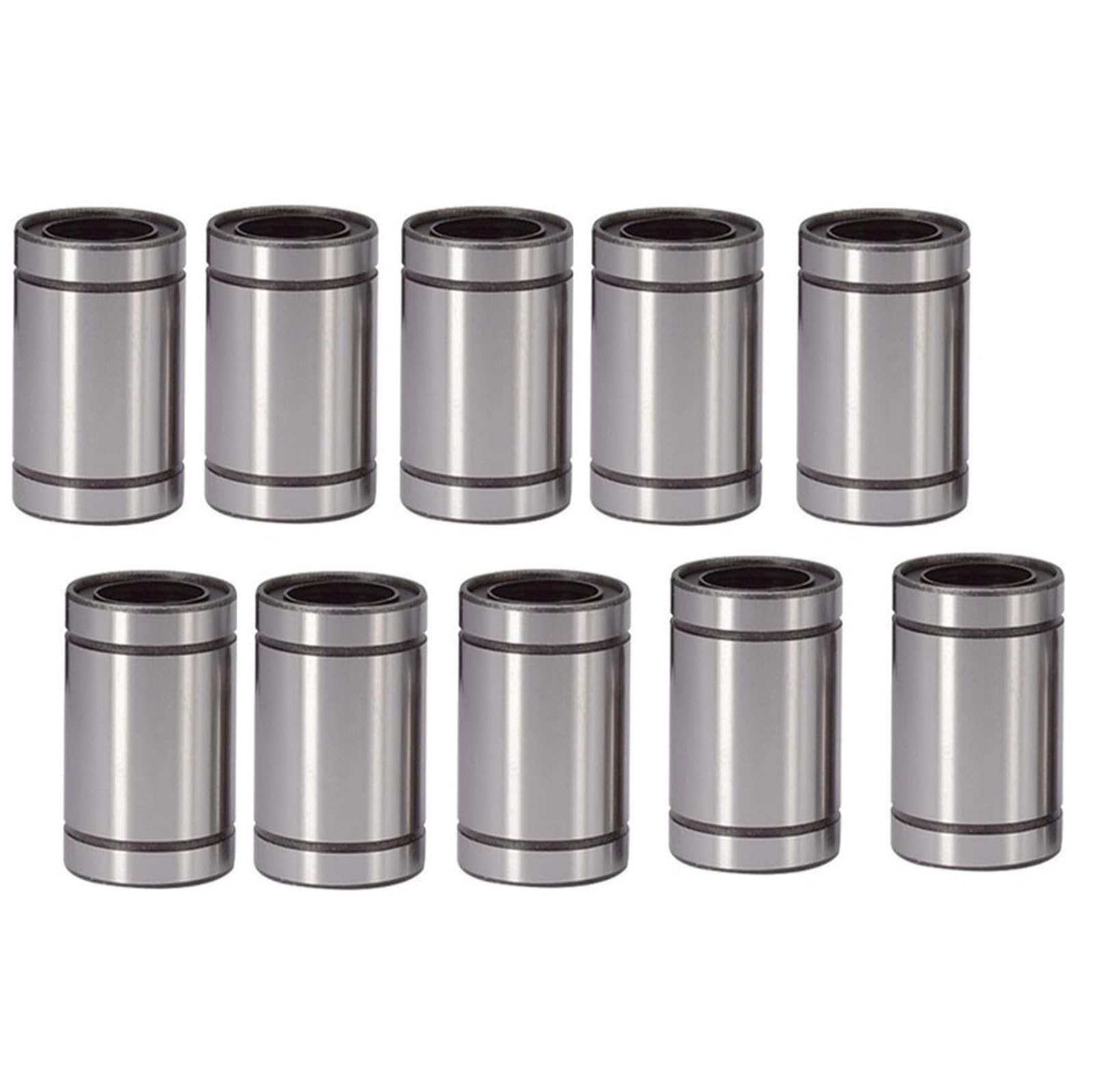 Roulement à palier lisse, Lot de 10 roulements de guidage à mouvement linéaire LM3UU LM4UU LM5UU LM6UU LM8UU LM10UU LM12UU LM16UU LM20UU LM6LUU LM8LUU LM10LUU LM12LUU(Lm12uu)