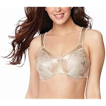 Bali Womens Minimizer Bra, Satin Tracings Underwire Bra, Bustline Slimmer, Full Coverage Bra