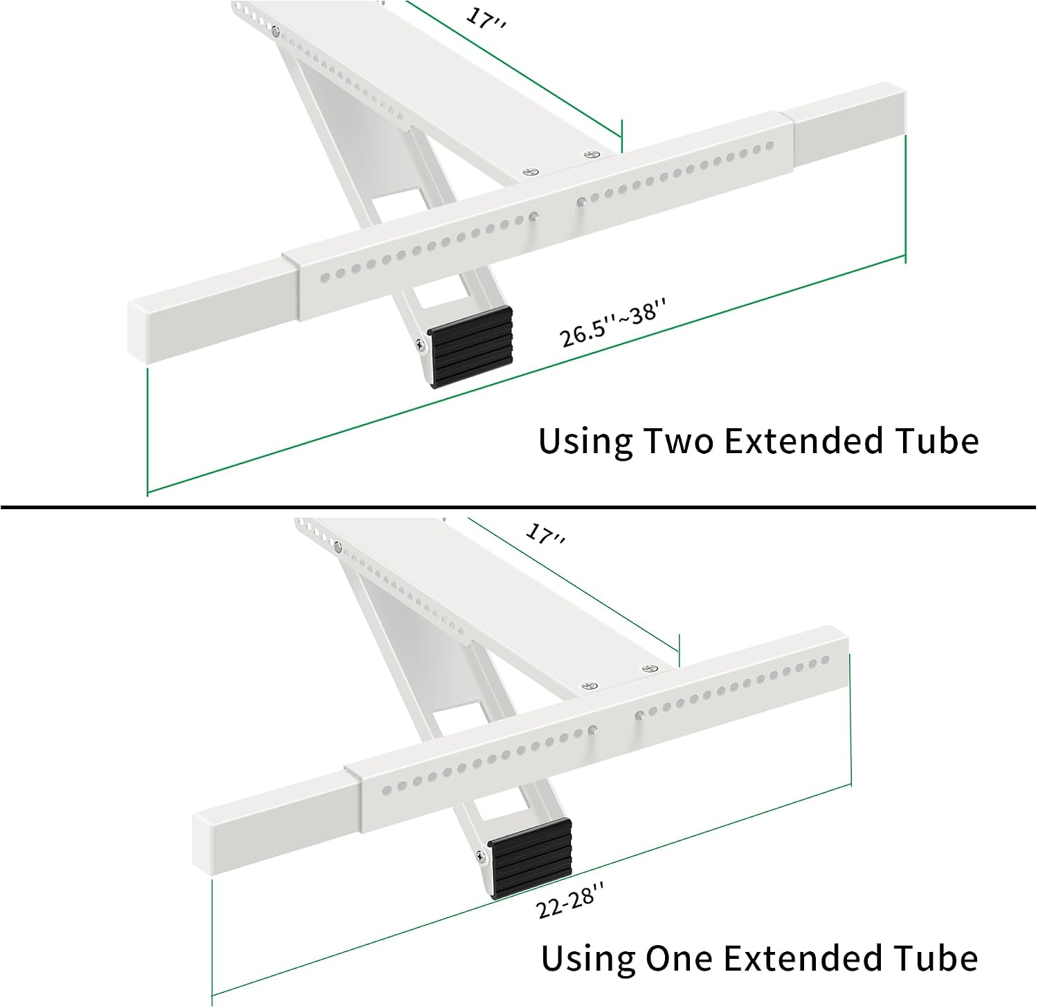 Jeacent Window AC Bracket No Drill Air Conditioner Support to 160lbs image 2