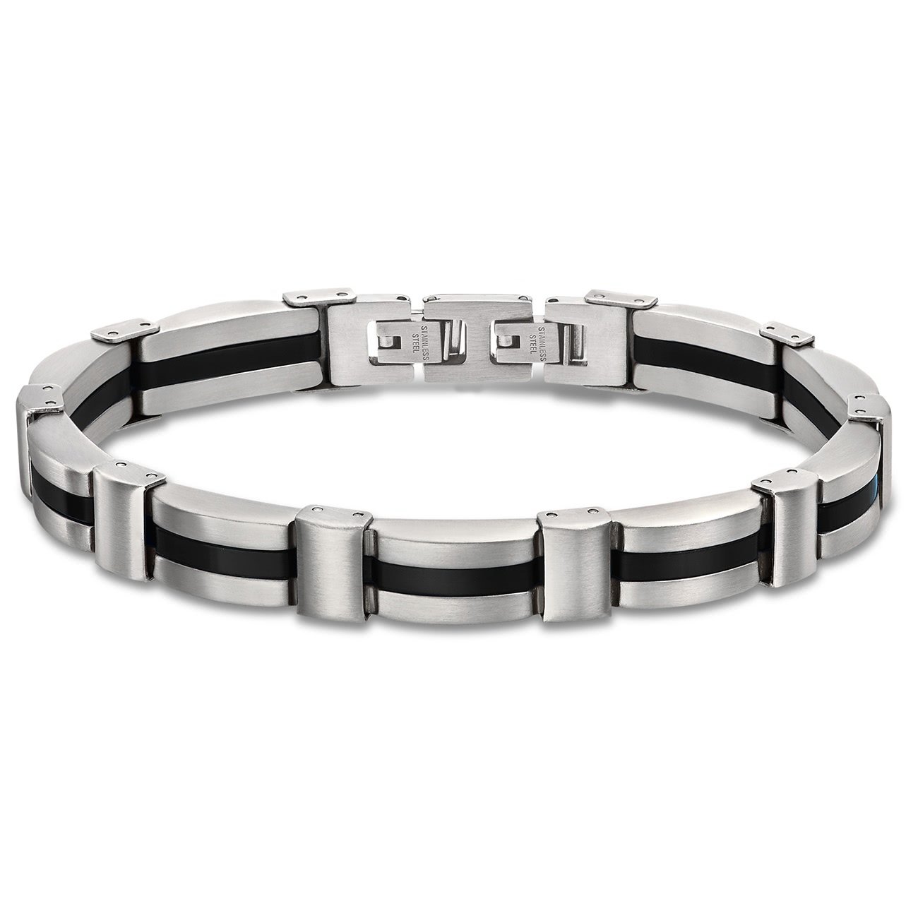 LOTUS STYLE Pulsera LS1876-2/2 Men In Black Acero inoxidable 316l 215.00 mm Hombre