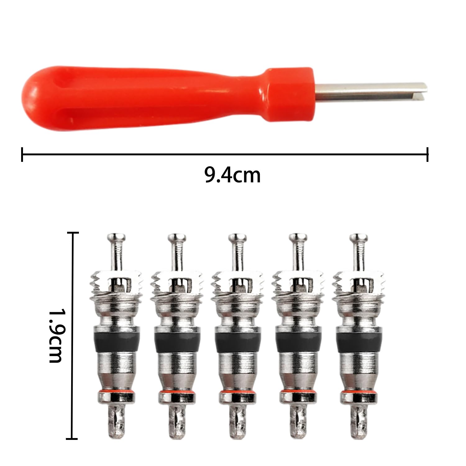 Kit Di Strumenti Di Riparazione, Installazione E Rimozione Dello Stelo Della Valvola Del Pneumatico Per Auto - Foto 4