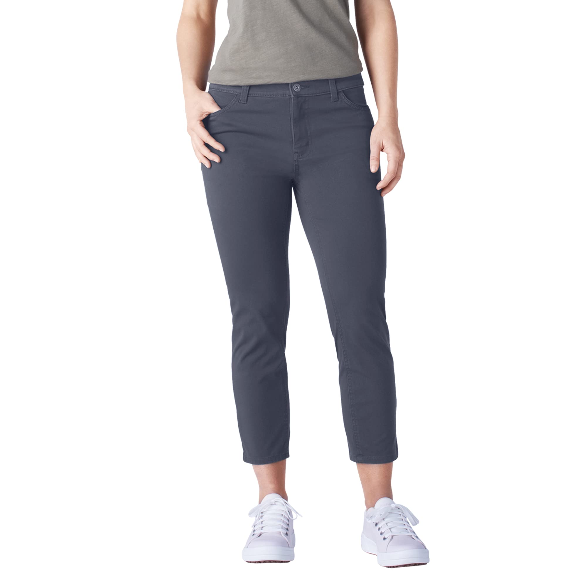 Dickies Womens Perfect Shape Twill Capri Pant