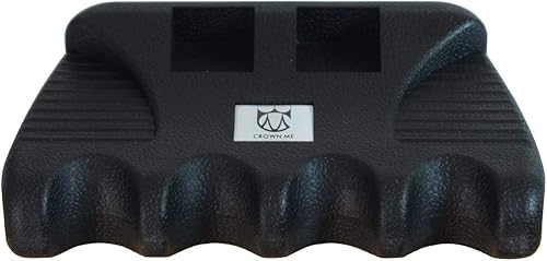 Miniatura 3 de CROWN ME Soporte para tacos de billar, soporte para tacos de billar, soporte para palos de billar con peso, soporte para taco de piscina, 4 agujeros