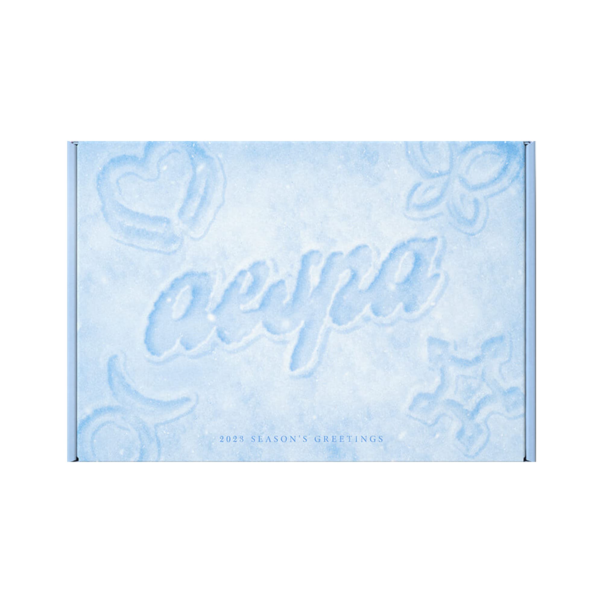 MENBLY aespa 2023 Seasons Greetings + Seller's Photocards & Stickers Set