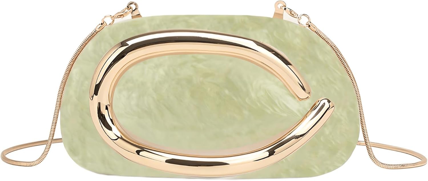 Acrylic Clutch Purse for Women Marbling Evening Wedding Handbags Acrylic Shell Box Purses for Party Prom Cocktail