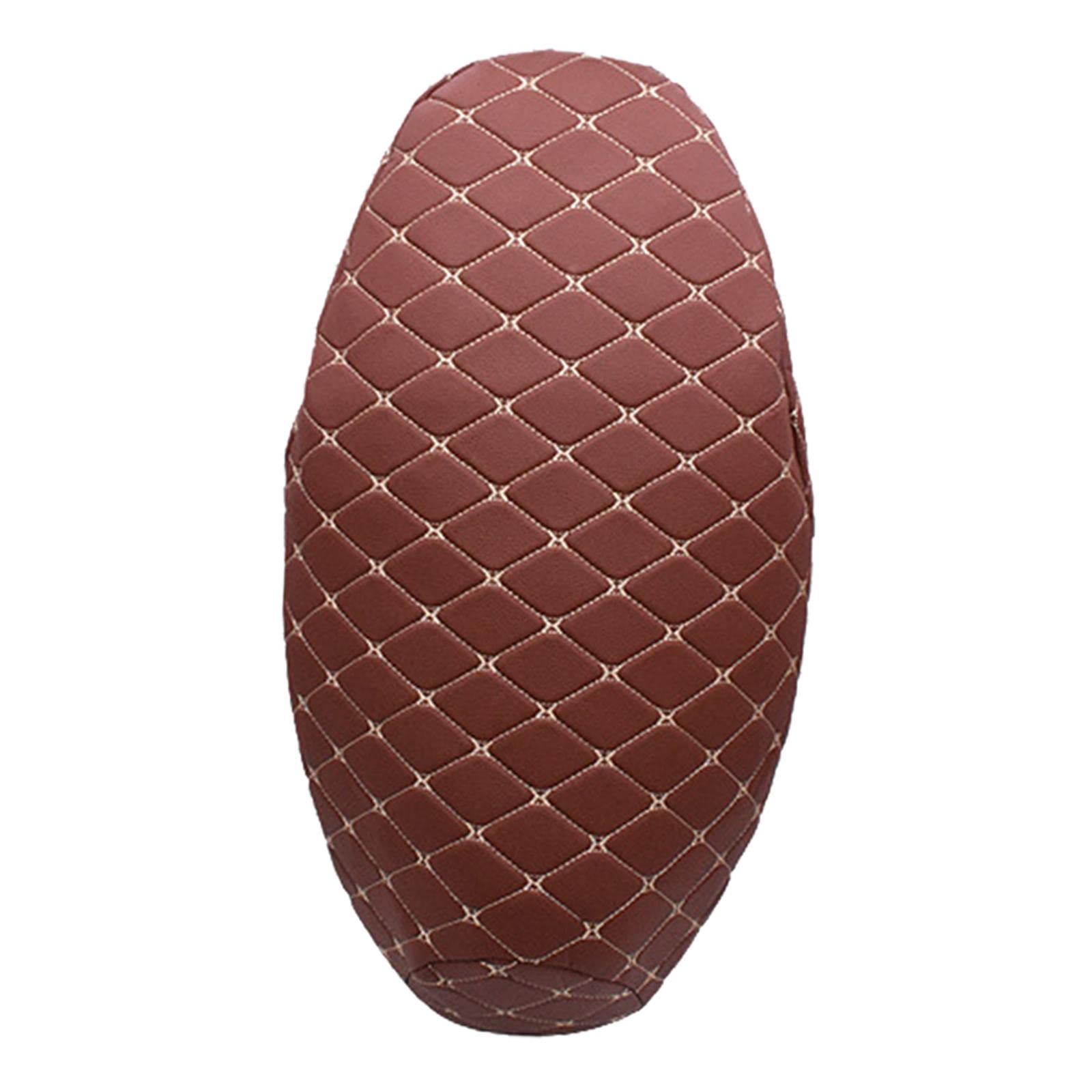 Fundas universales para asiento de moto, funda para cojín de asiento de motocicleta para exteriores, marrón L