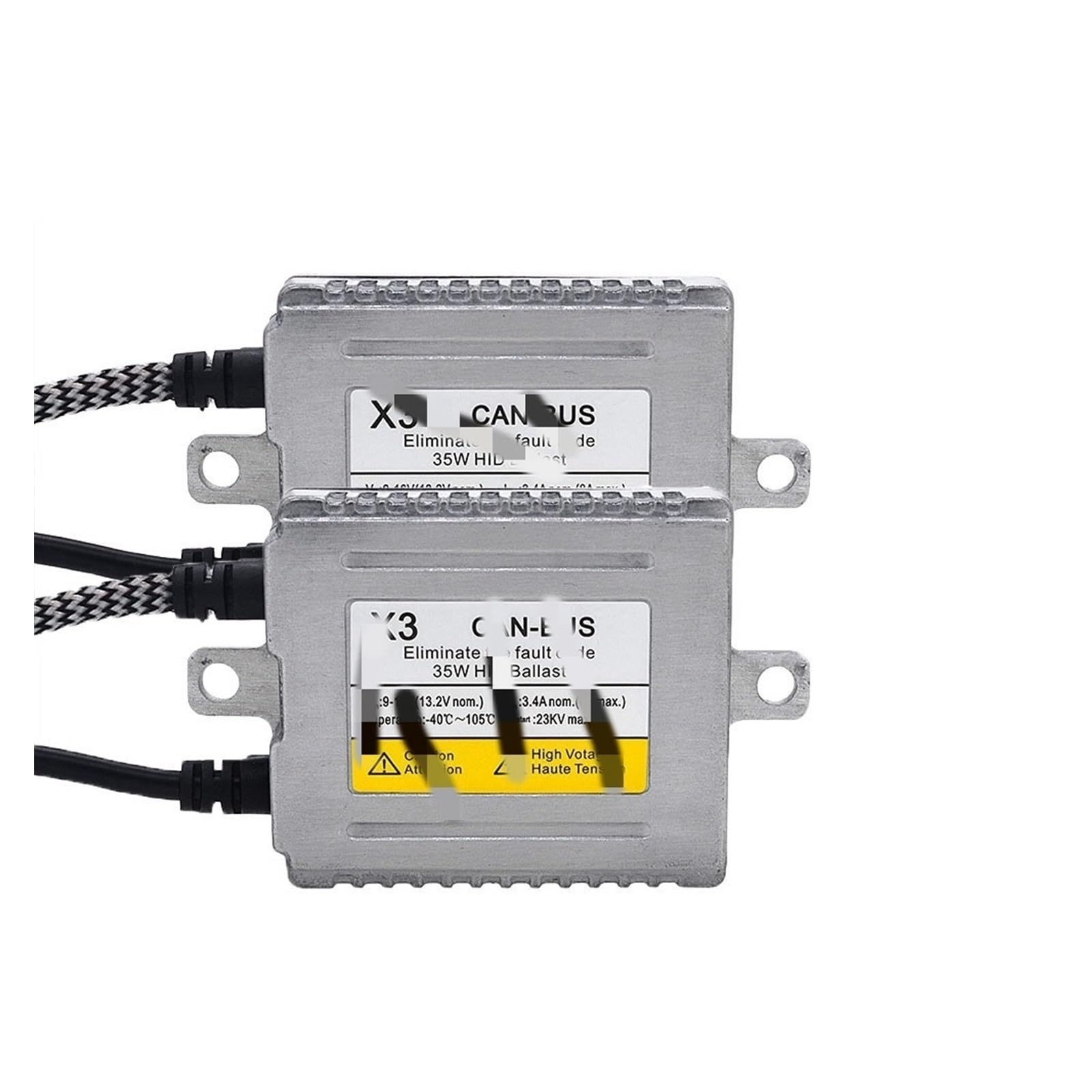 Kit de conversión HID con balasto 2para Uds Brillo rápido 35W para AC para Kit de xenón Canbus balasto DLT X3 para H4 H7 H1 9005 9006 Bombilla Faro Accesorios de Coche