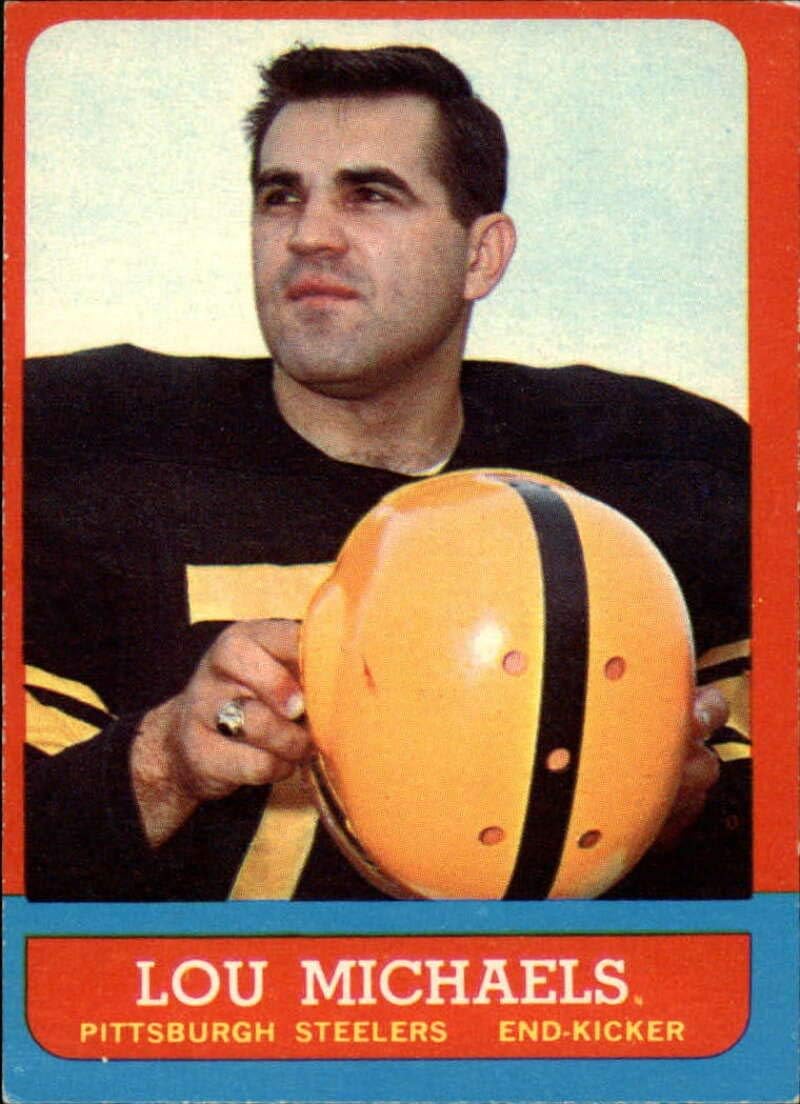 1963 Topps Series 2 Football #130 Lou Michaels SP Pittsburgh Steelers Official NFL TCG Trading Card (SCAN SHOWS ACTUAL CARD YOU WILL RECEIVE)