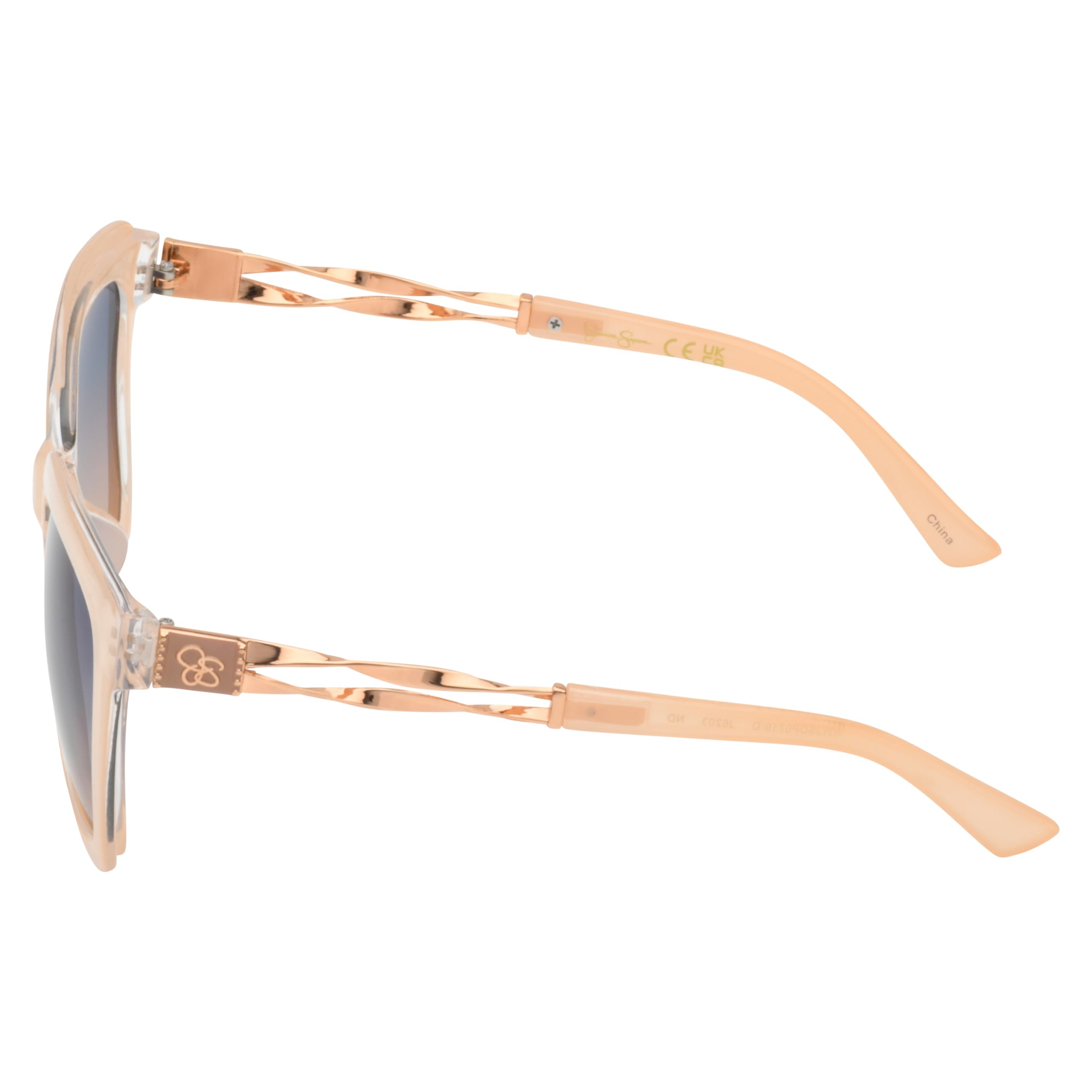 Jessica Simpson J6203 - Gafas de sol elegantes de ojo de gato con protección UV400. Regalos glamurosos para mujer, 55 mm