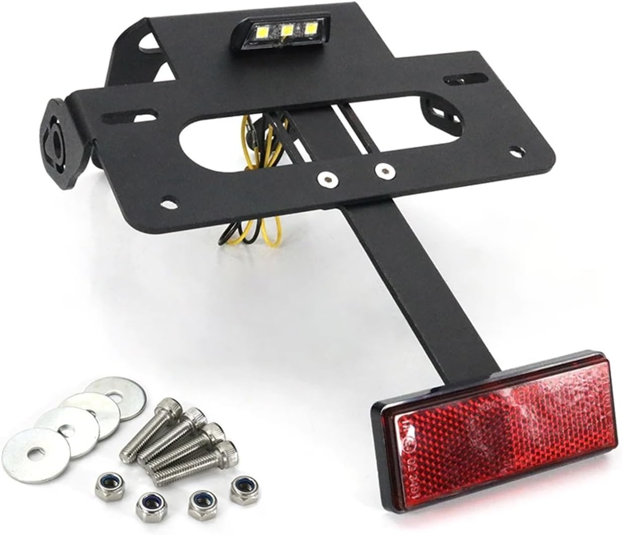 Rear License Plate Tail Frame Holder Bracket Tail Tidy Fender Compatible with Yamaha FZ1 FAZER 2006-2015 FZ8 FAZER 2011-2013