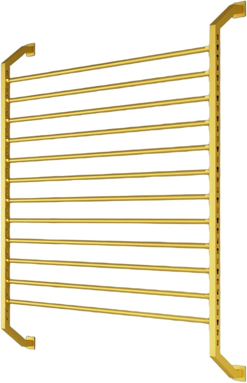 Heavy Duty Car Vinyl Holder & Wall Mount Storage Rack, Adjustable Hanging Rod for Window Film, Wallpaper, Wrap Roll & Fabric Spool Craft Stand (Gold, H200cm)