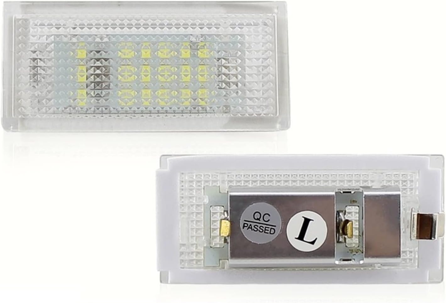 Uminino 2pcs LIGHT License Number Plate Light Lamp Car License Plate