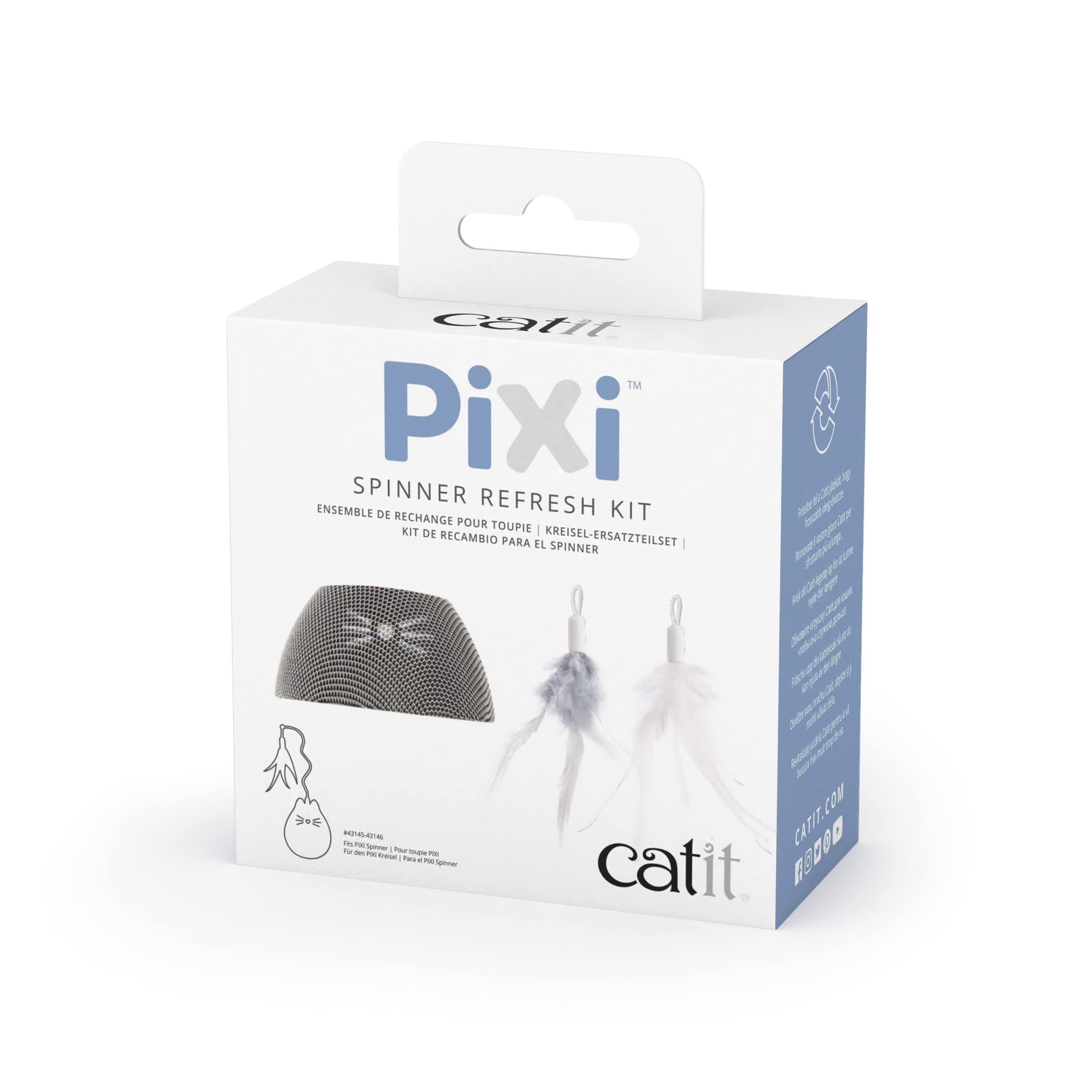 Catit PIXI Giocattolo per Gatto Spinner Kit Ricambio
