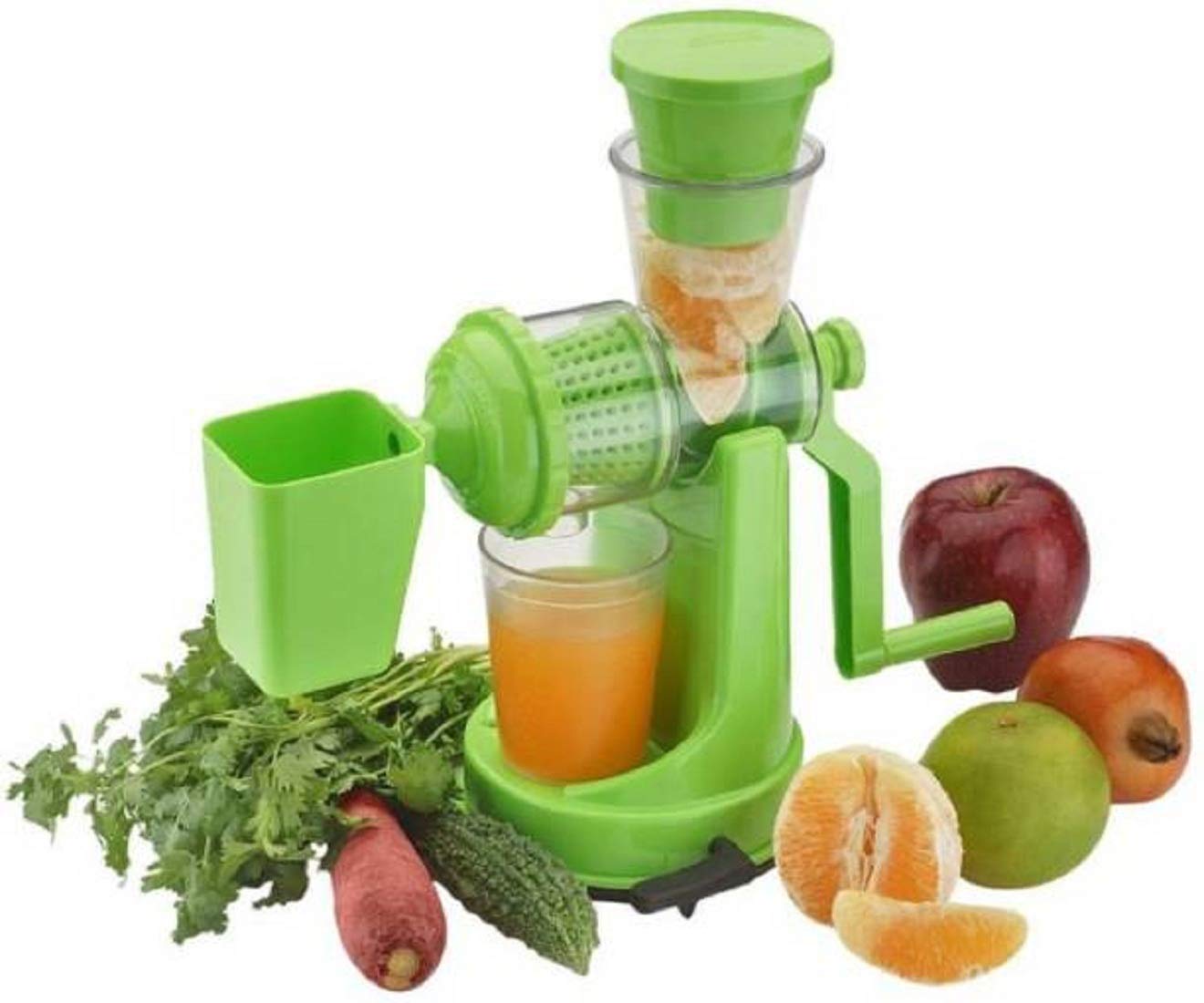 Buy BSBDA Plastic Vegetable and Fruit Hand Juicer with Waste Collector