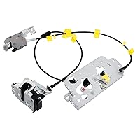 Vista 8 de Conjunto de cable actuador de pestillo de cierre de puerta trasera superior e inferior del lado del conductor para Ford F150 2004-2008, cabina