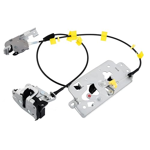 Miniatura 8 de Conjunto de cables del actuador del pestillo de bloqueo trasero de la puerta superior e inferior del lado derecho del pasajero para Ford F150