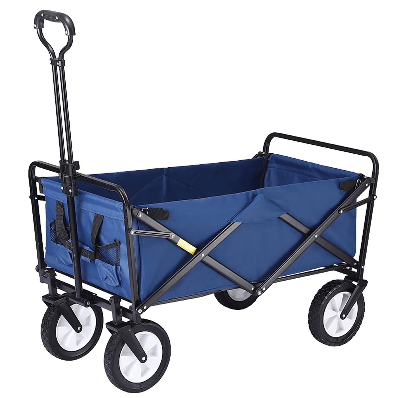 Questo Carrello da Picnic/Campeggio Portatile Pieghevole da Giardino con Portata di 75 kg, Carrello Multiuso Pieghevole da Spiaggia, carriola da Esterno per Campeggio, Giardino e Spiaggia, b