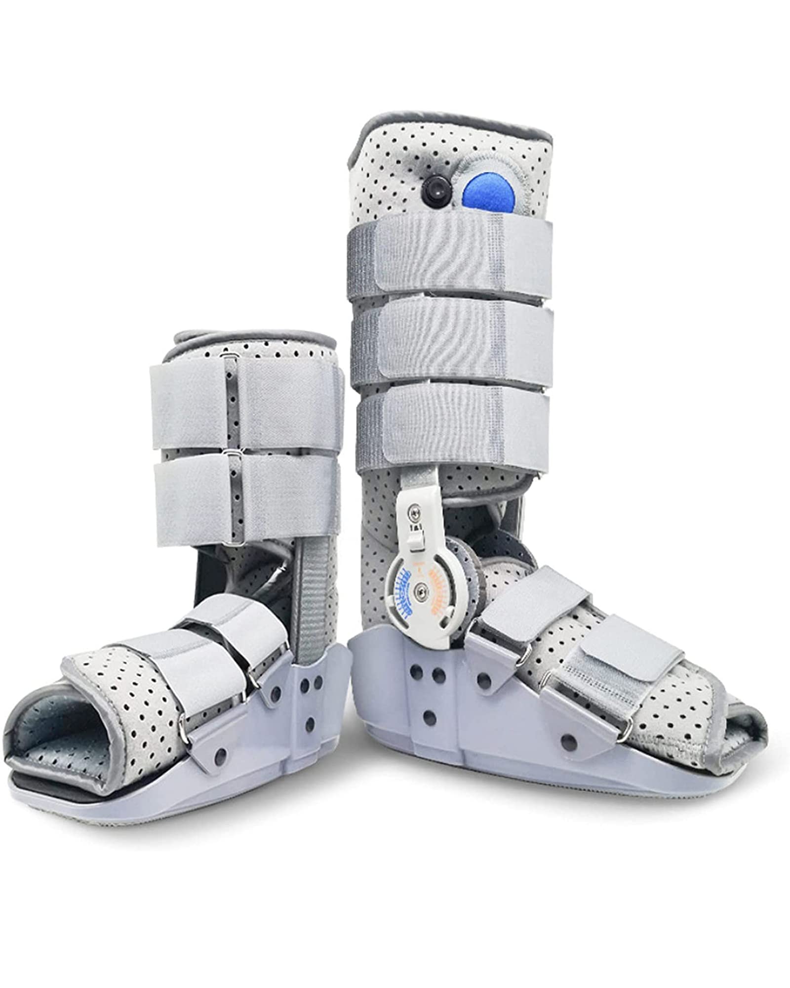 Bota para fascitis plantar de 90 grados para dormir durante la noche Soporte para dorsiflexión del tobillo Férula nocturna ajustable Zapatos para caminar para accidentes cerebrovasculares, l