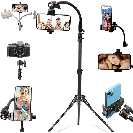 amazon-kaforise-retractable-adjustable-cell-phone-tripod-stand