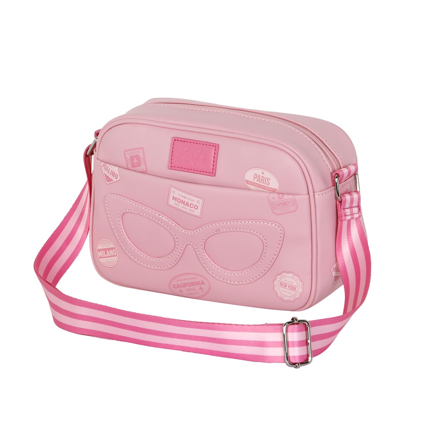 Karactermania Barbie Travel-Small Fashion Shoulder Bag, Pink, 24 x 16 cm