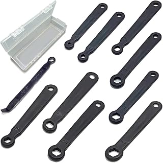 Bojo Tools - 10-Piece Plastic Metric and SAE Wrench Kit - Low Torque Duty
