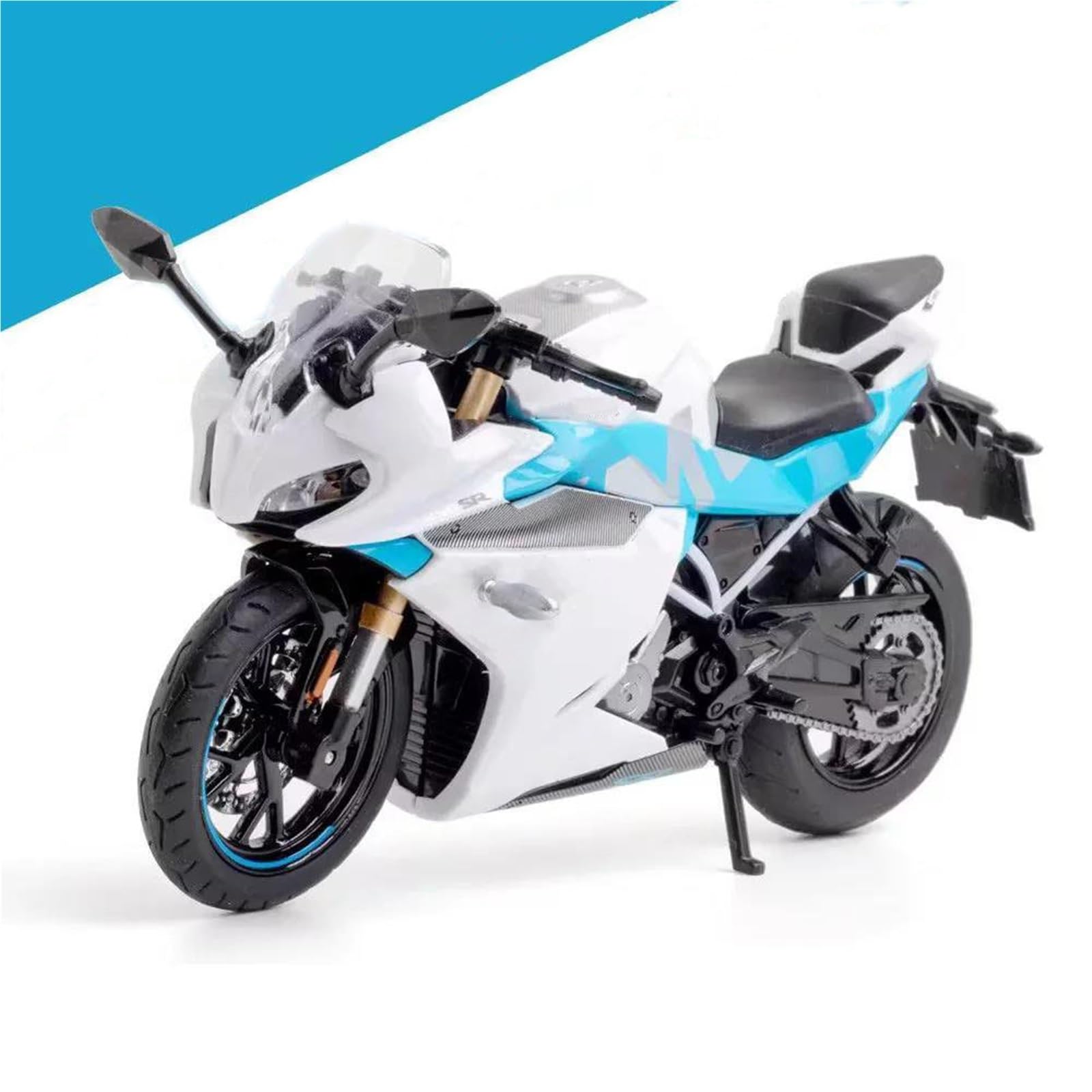 Modello di moto Modellino Di Motocicletta In Scala 1:12, Pressofuso, Portatile, Da Corsa, Dito, Giocattolo Collezione, Per CFmoto 250SR 250 SR(White)