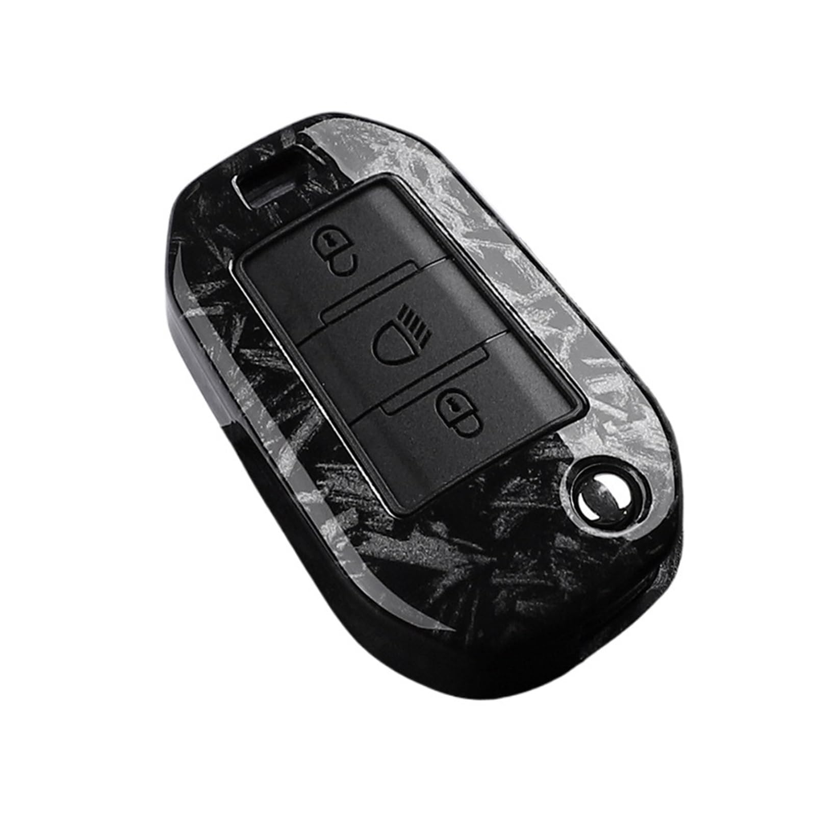 Pokrowiec na klucze z włókna węglowego ABS dla Peugeot 208 308 508 2008 3008 4008
