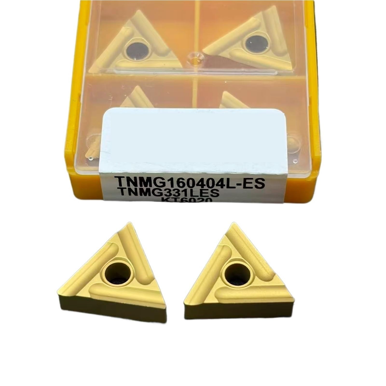 Plaquette de carbure CNC haut de gamme TNMG160404L pour usinage de précision mécanique