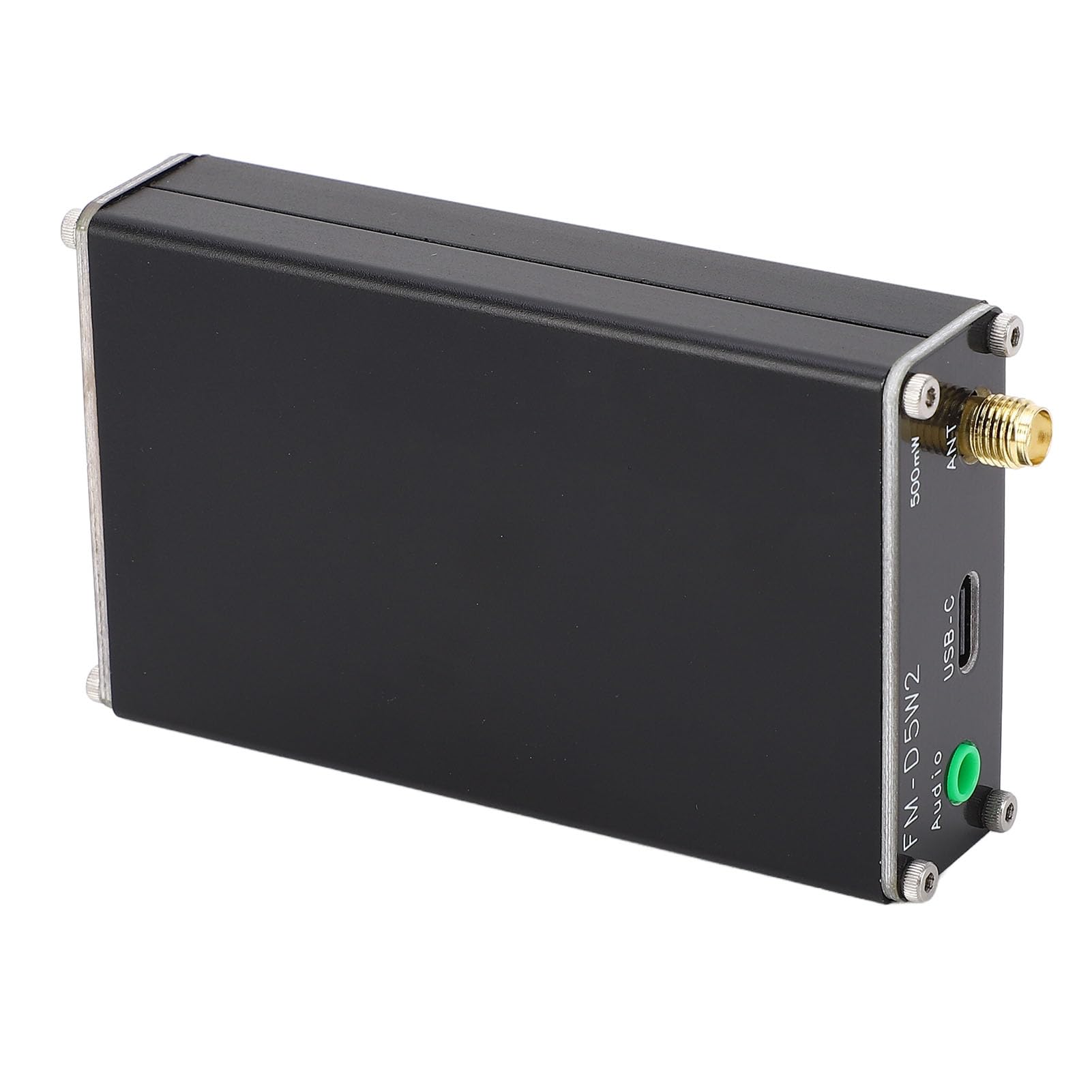 Émetteur de Diffusion FM, Station Stéréo à Ondes Courtes 0,5 W 2 Km Longue Portée 76-108 MHz avec Fonction de Mémoire, émetteur FM pour Lecteur de Film, église, événements de