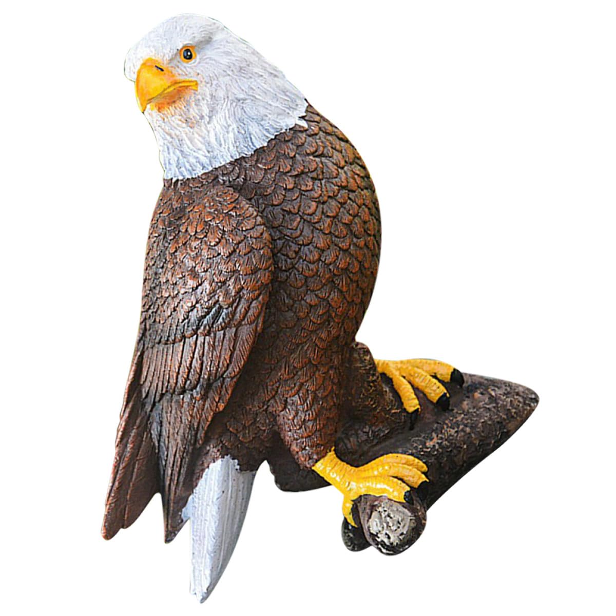 Statue d'aigle en résine marron design créatif NUOBESTY