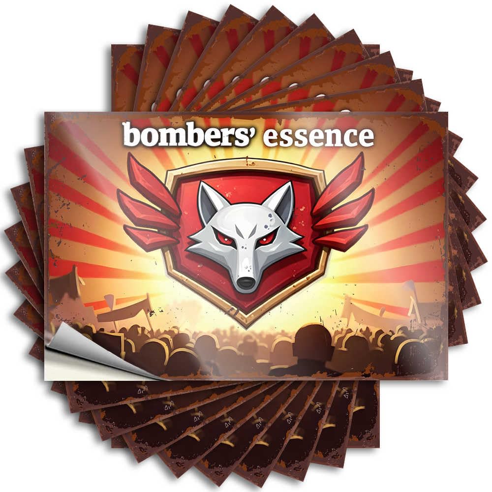 Bumper Feminist Bedroom Door Decor Bottle Bombers' Essence: A Fiery Crest Unites The Crowd - No Residue Decals for Summer(6X9CM)