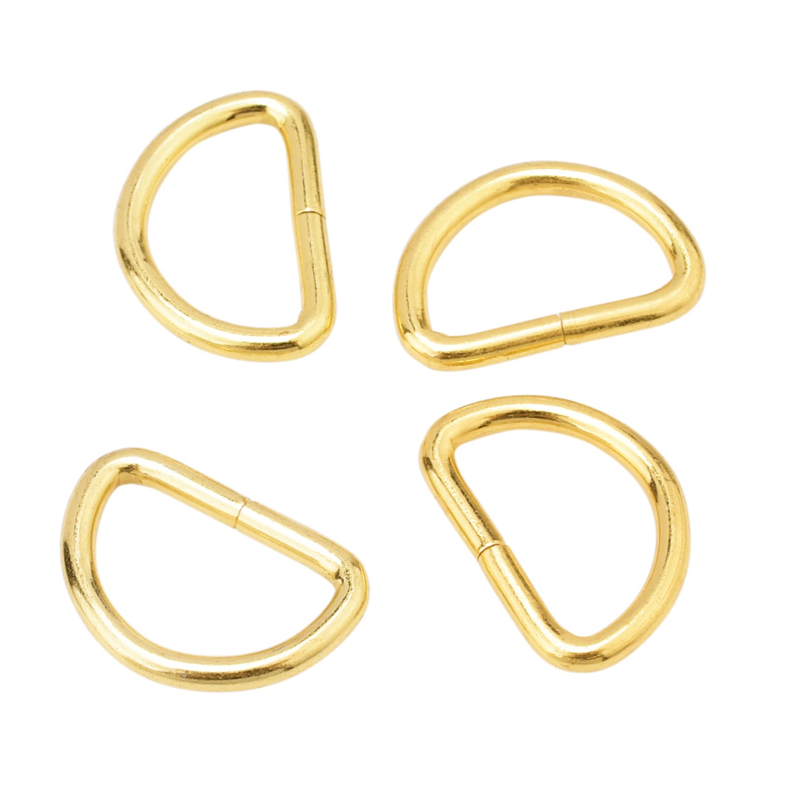 D Ring Buckles - 100 Pack for Crafts & Bags -25