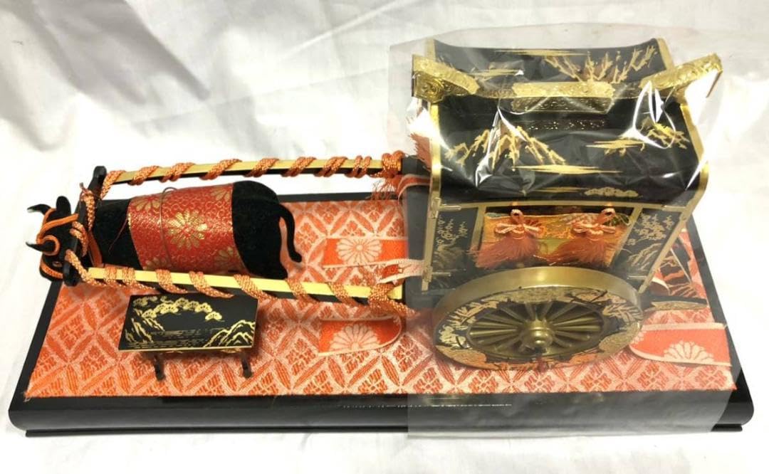 Amazon | 雛人形 御所車 牛車 金 ひな人形 雛道具 雛飾り 和食器