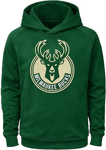 Miniatura 15 de Outerstuff NBA Kids Youth 8-20 Team Color Alternate Polyester Performance Primary Logo Sudadera Sudadera Sudadera con capucha Phoenix Suns