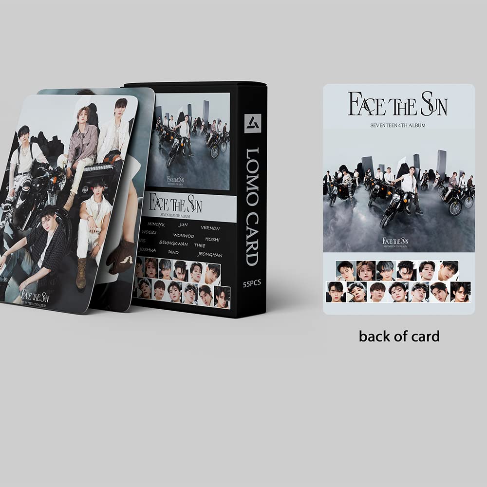 SEVENTEEN Photo Cards 55pcs SEVENTEEN Face the Sun Cards KPOP