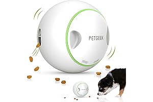 Petgeek Automatic Dog Treat Dispenser: Engage Your Canine Buddy with Interactive Entertainment