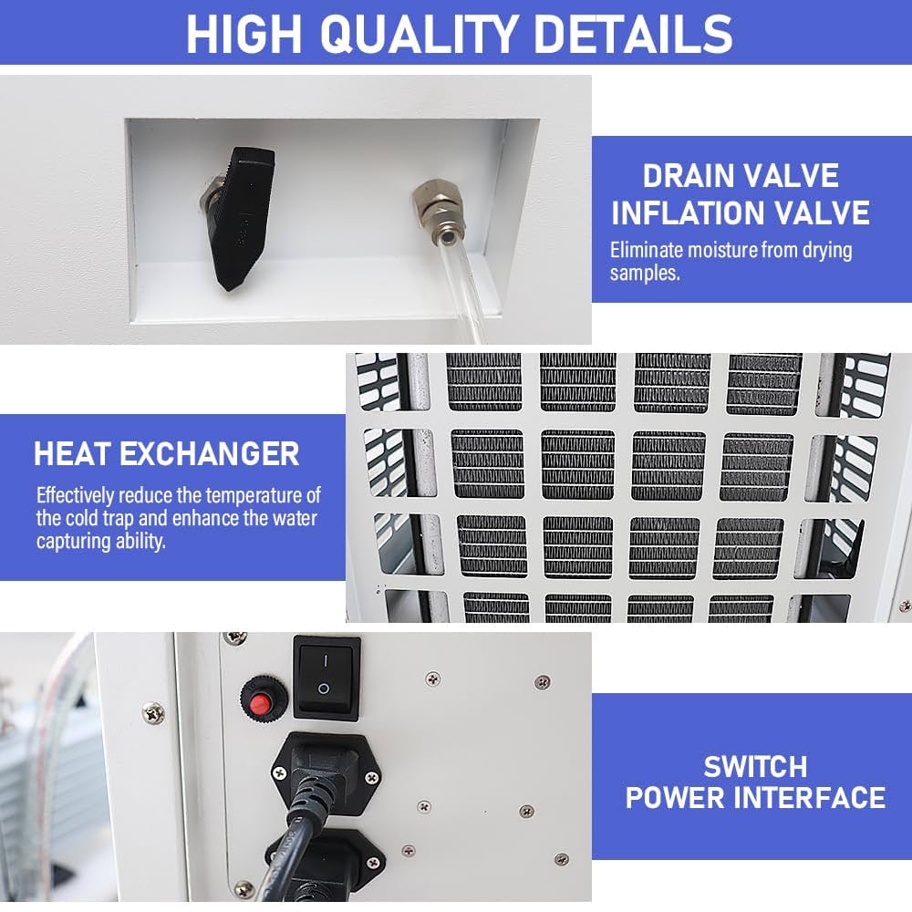 HNZXIB -60℃ Vacuum Freeze Dryer, Laboratory Freeze Dryer