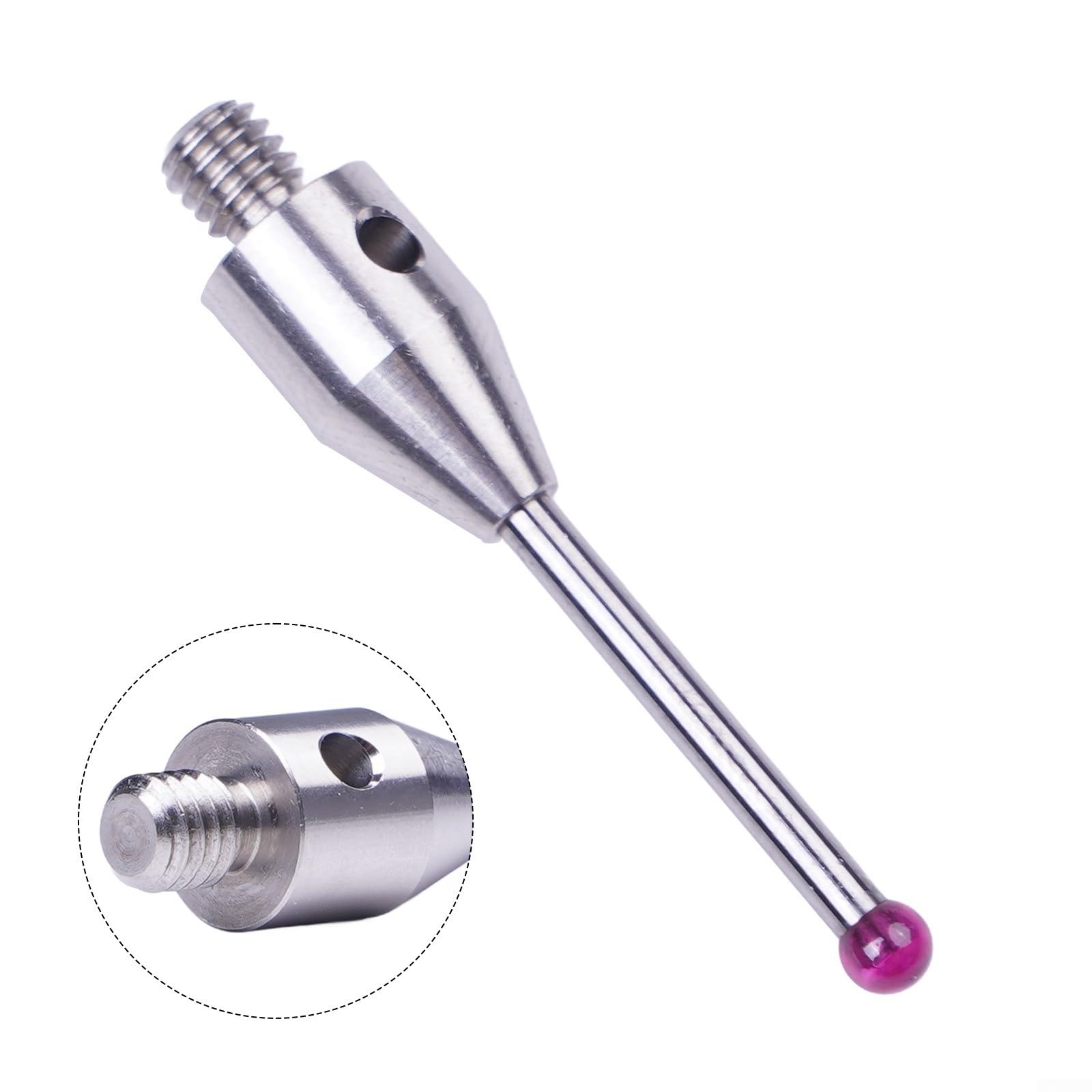 WP-500 3D-Kantenfinder, Metall-Touch-Sonde, Kontaktmesswerkzeug, mit Signalausgangskabel für CNC-Fräsmaschine, Desktop-Mittelstandort (Sonde)
