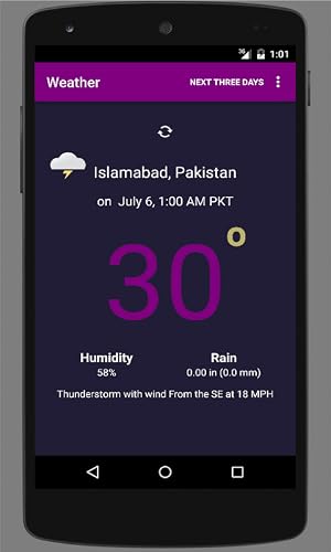 Weather App #TOP19