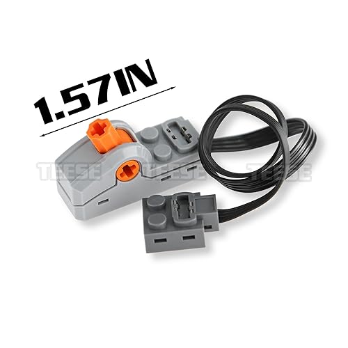 Miniatura 7 de TEESE Juego de motor técnico de 4 piezas con motor-con-cable de luz, caja de baterías, compatible con Lego-Technic-Parts