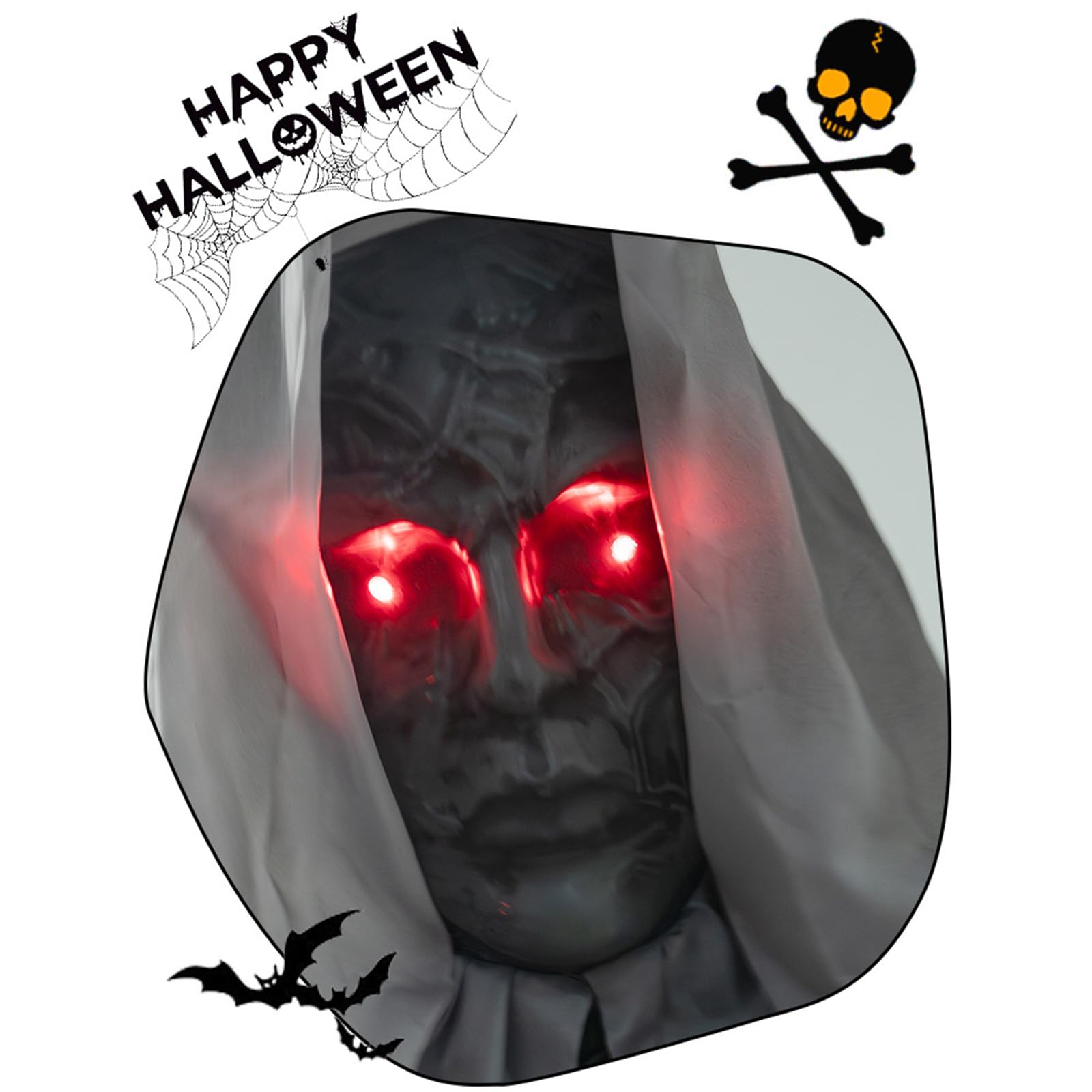 Décoration d'Halloween avec lumière activée par les mouvements