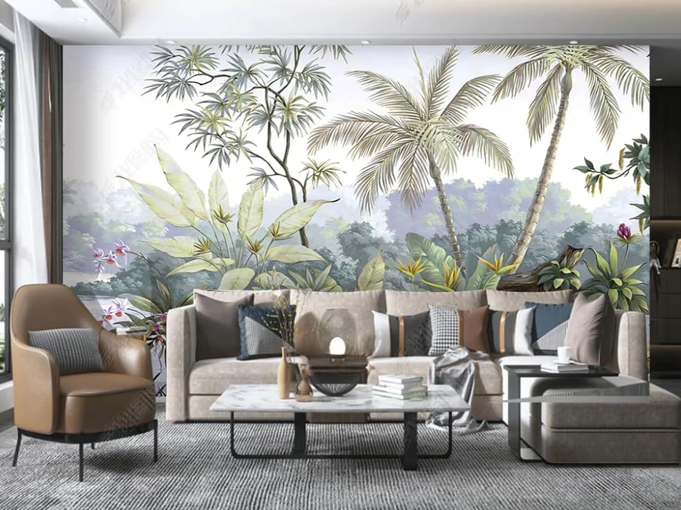 Papier peint intissé jungle panoramique lessivable grand format 400x280 - 3