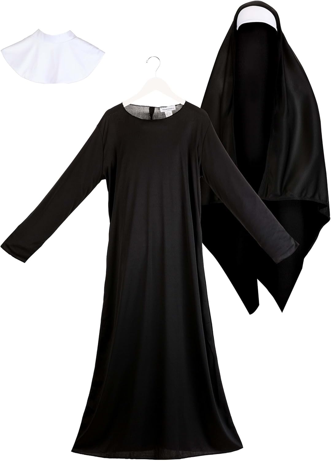 Adult Traditional Nun Costume for Women, Devout Convent Worker Halloween Outfit
