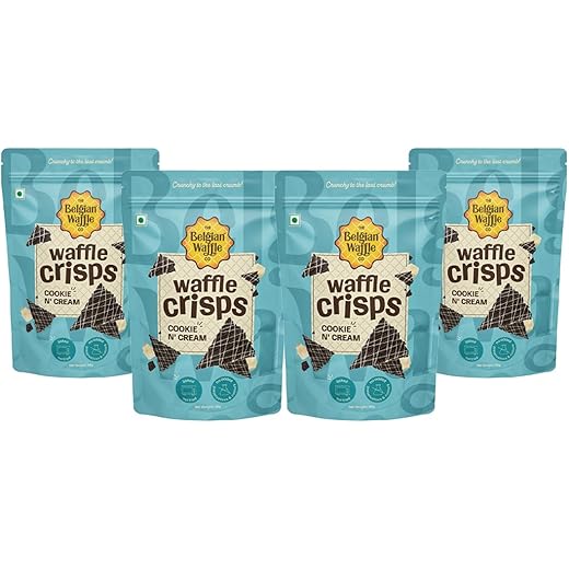 Cookie N Cream Waffle Crisps 85g