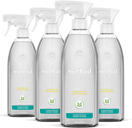 Method Daily Shower Cleaner Spray, PlantBased & Biodegradable Formula
