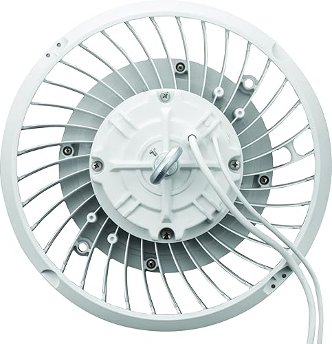 Miniatura 7 de Lithonia Lighting JEBL 12L 40K 80CRI WH Luz LED económica redonda de la bahía, 12,000 lúmenes nominales, 4000K, 80 índice de reproducción de color,