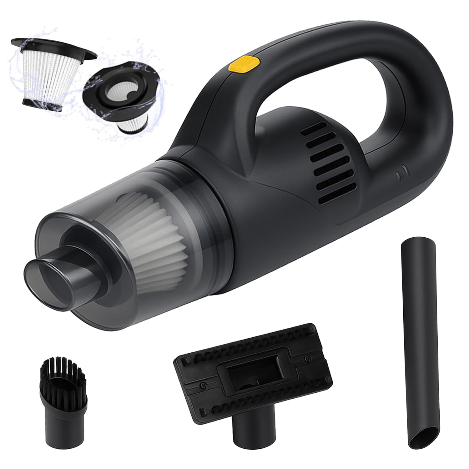 EMACHINE - Aspirapolvere Per Auto Cordless, Doppio Uso, Potente Aspirazione 13kpa, Filtro Hepa Ricarica Usb C Compatto 570g Bianco 6922367054936 EMACHINE - Aspirapolvere Per Auto Cordless, Doppio Uso, Potente Aspirazione 13kpa, Filtro Hepa Ricarica Usb C Compatto 570g Bianco 6922367054936
