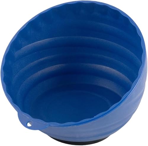 Miniatura 7 de Recipiente de tiza para gimnasio, multiposición, portátil, grande, para gimnasia, para levantamiento de peso muerto (azul)